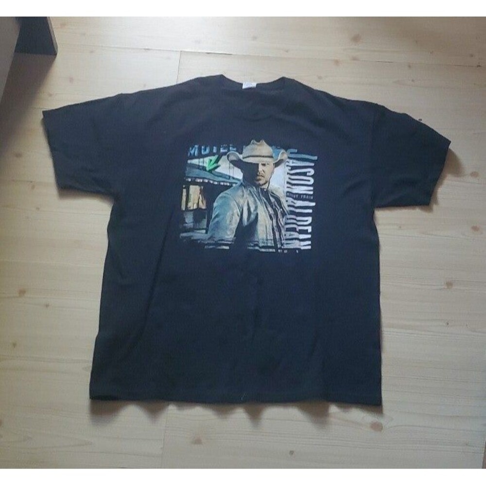Jason Aldean T Shirt XL The Night Train Tour Black Graphic Tee Anvil Tag
